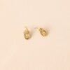 Better This Way Interlocking Gold Hoop Earrings