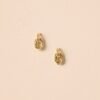 Better This Way Interlocking Gold Hoop Earrings