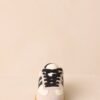 Bring The Good Vibes Ivory Faux Leather Lace-Up Sneakers