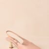 By All Accounts Beige Faux Leather Pointed Toe Kitten Heels