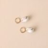 Caf?? On The Corner White Floral Teacup Earrings