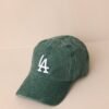 Ballpark Breeze Washed Emerald Los Angeles Hat