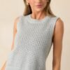 Better Than Ever Sage Green Knit Sleeveless Top
