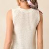 Better Than Ever Ivory Knit Sleeveless Top