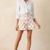 Brighter Days Light Blue Stripe Button Front Top