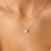 Blissful Retreat Gold & Ivory Pearl Layered Necklace