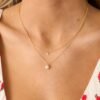 Blissful Retreat Gold & Ivory Pearl Layered Necklace