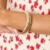Beneath The Wind Gold Twisted Bracelet