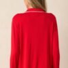 Canopy of Dreams Red Long Sleeve Pajama Top