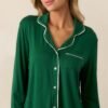 Canopy of Dreams Green Long Sleeve Pajama Top