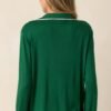 Canopy of Dreams Green Long Sleeve Pajama Top