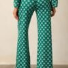 Beyond the Horizon Green Fleur De Lis Pajama Pants