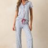 Baby It's Cold Outside Light Blue Pajama Pants