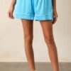 Bedtime Bliss Sky Blue Pajama Shorts