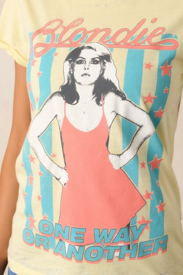 Blondie One Way Or Another Light Yellow Tee