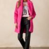 Breath of Fresh Air Hot Pink Faux Fur Coat
