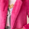 Breath of Fresh Air Hot Pink Faux Fur Coat