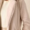 Breath of Fresh Air Oatmeal Faux Fur Coat