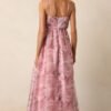 Blooming In Essence Pink Floral Maxi Dress