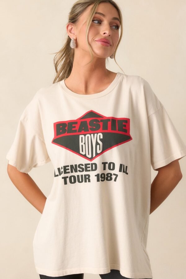 Beastie Boys Licensed To Ill Ivory 1987 Tour Merch Tee