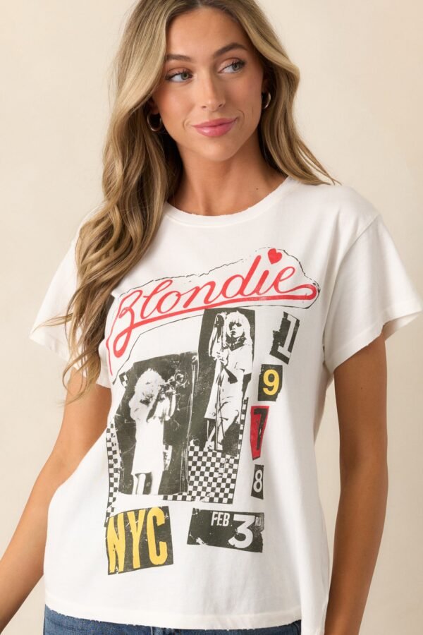 Blondie NYC 1978 Ivory Tee