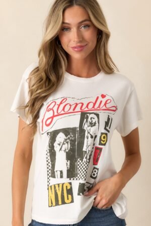 Blondie NYC 1978 Ivory Tee