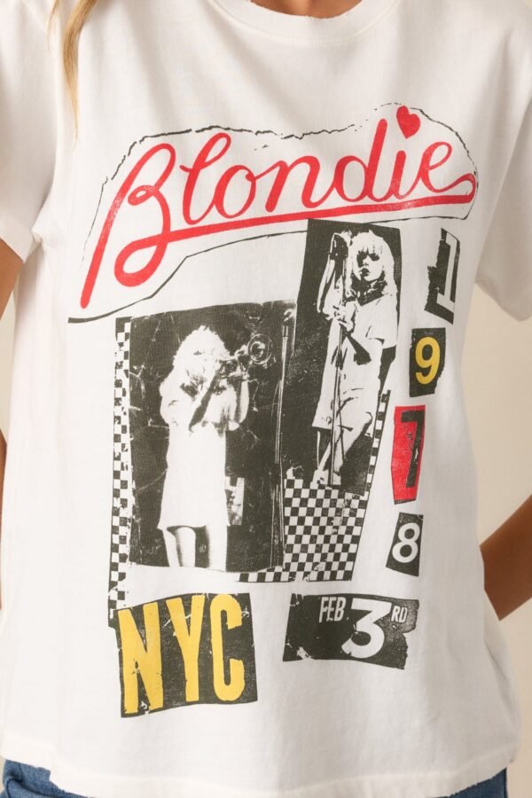 Blondie NYC 1978 Ivory Tee