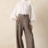Brisk Adventures Brown Herringbone Tweed Pants