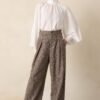 Brisk Adventures Brown Herringbone Tweed Pants