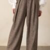 Brisk Adventures Brown Herringbone Tweed Pants
