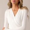 Center Of Attention White Bodysuit