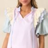 Boat Ride Pink Multi Stripe Blouse
