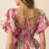 Catching The Sunset Pink Cotton Patchwork Top