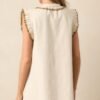Bed & Breakfast Taupe Button Front Mini Dress