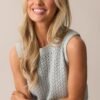 Better Than Ever Sage Green Knit Sleeveless Top