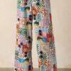 Castaway Calm Multi Tropical Print Pants