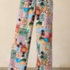 Castaway Calm Multi Tropical Print Pants