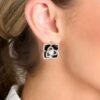 Celebrating The Journey Black & Gold Pearl Earrings