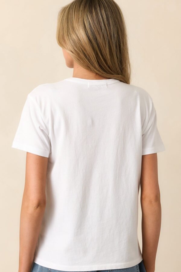 Blondie Bleach White Atomic Ringer Tee