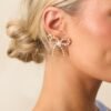 Best Of Both Worlds Gold & Ivory Pearl Bow Earrings