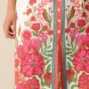 Bursting Blooms Magenta Multi Floral Midi Dress