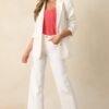 Brunch At Noon Ivory Blazer