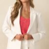 Brunch At Noon Ivory Blazer