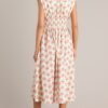 Blooming Daydream Ivory Multi Floral Midi Dress