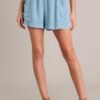 Azure Ambiance Light Chambray Shorts