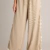 Breezy Charm Taupe Ricrac Pants