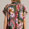 Butterfly Wonderland Green Multi Top
