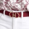 Catch My Drift Burgundy Belt