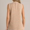 Blissful Strolls Mocha Brown Sleeveless Mini Dress