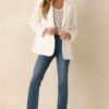 Brunch At Noon Ivory Blazer